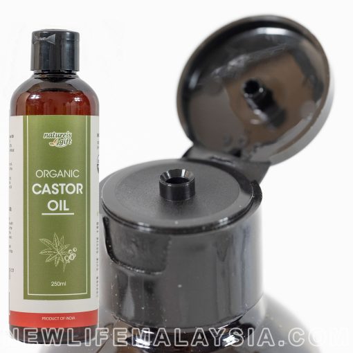 Pure Castor Oil - 250ml Organic Hexane-Free Anti-Inflammatory, Hair Growth, Skin Moisturizer, Joint Relief - Image 2