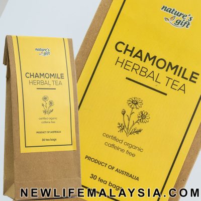 Herbal Tea Chamomile Certified Organic Australia Caffeine-Free No Sugar