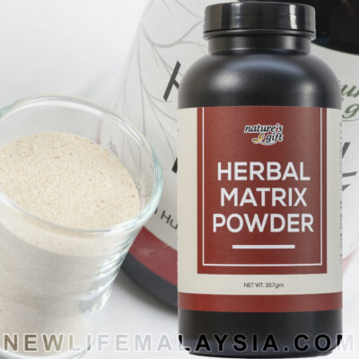 Klenz Herbal Matrix Powder - Psyllium Husk, Clean Intestine, Apple Pectin, Reduce Constipation, Removes Encrustation