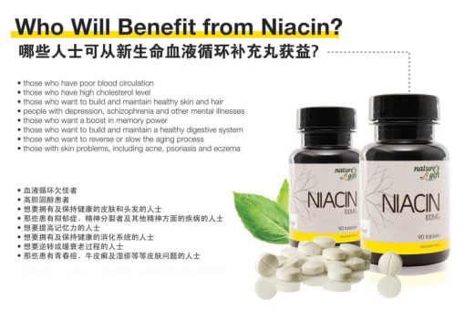 Niacin (Vitamin B3) - 90 Tablets, Supports Circulation, Skin Health, Nervous System, Digestion - Image 7