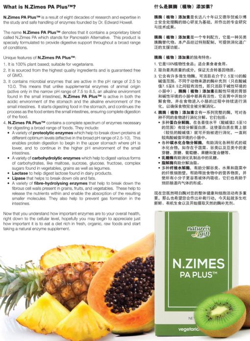 N.Zimes PA Plus - Pancreatin Alternative Plant-Based Enzymes Supplement for Optimal Digestion - Image 6