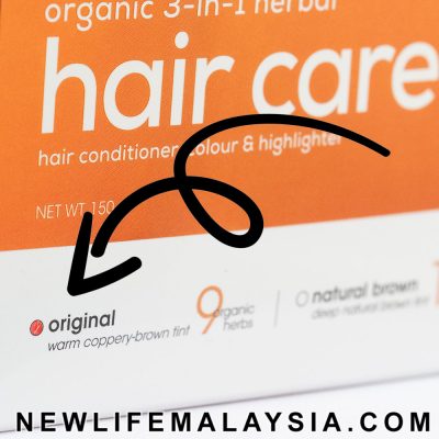 Natural Organic Hair Color Original from NewLife Malaysia