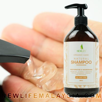 Organic Care Natural Shampoo - Hair Growth Argan Oil Vitamin E Rosemary Orange Patchouli Oils Sulphate-Free