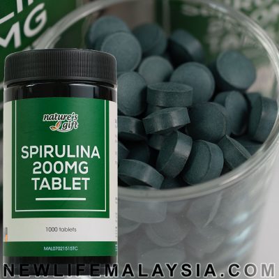 Spirulina Tablets 200gm - High Protein Vitamins Iron Antioxidants Boosts Immunity Energy Vegan Friendly Chlorophyll
