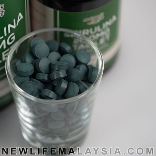 Spirulina Tablets 200gm - High Protein Vitamins Iron Antioxidants Boosts Immunity Energy Vegan Friendly Chlorophyll - Image 2