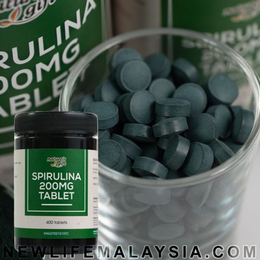 Spirulina Tablets 80gm - High Protein Vitamins Iron Antioxidants Boosts Immunity Energy Vegan Friendly Chlorophyll
