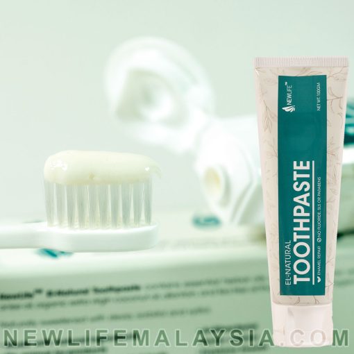 Toothpaste El-Natural - No Fluoride, 100g, Natural Ingredients, Antibacterial, Prevents Tooth Decay, Freshens Breath, Heals Gums - Image 7