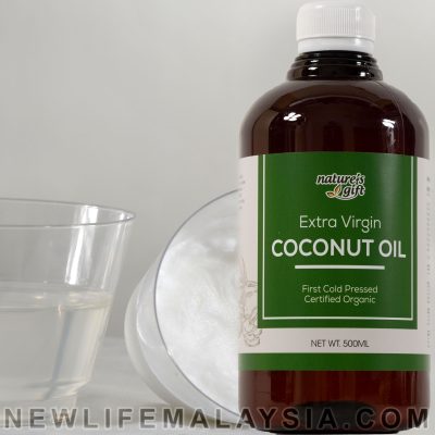 Extra Virgin Coconut Oil - 100% Organic Cold Pressed, 500ml for Cooking, Massage Hair & Skin, Pure & Natural